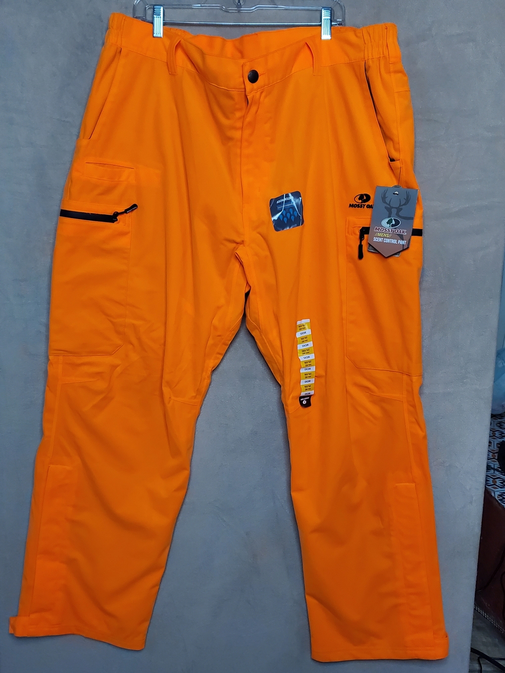 N.W.T. Mossy Oak High-Visibility Orange Cargo Pants Mens 2x Hunting